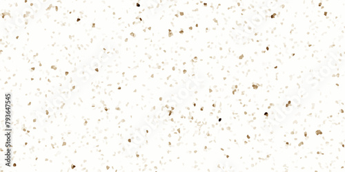 Terrazzo flooring consists of chips of marble texture. quartz surface brown, white for bathroom or kitchen countertop. brown paper texture background. rock stone marble backdrop textured illustration. photo