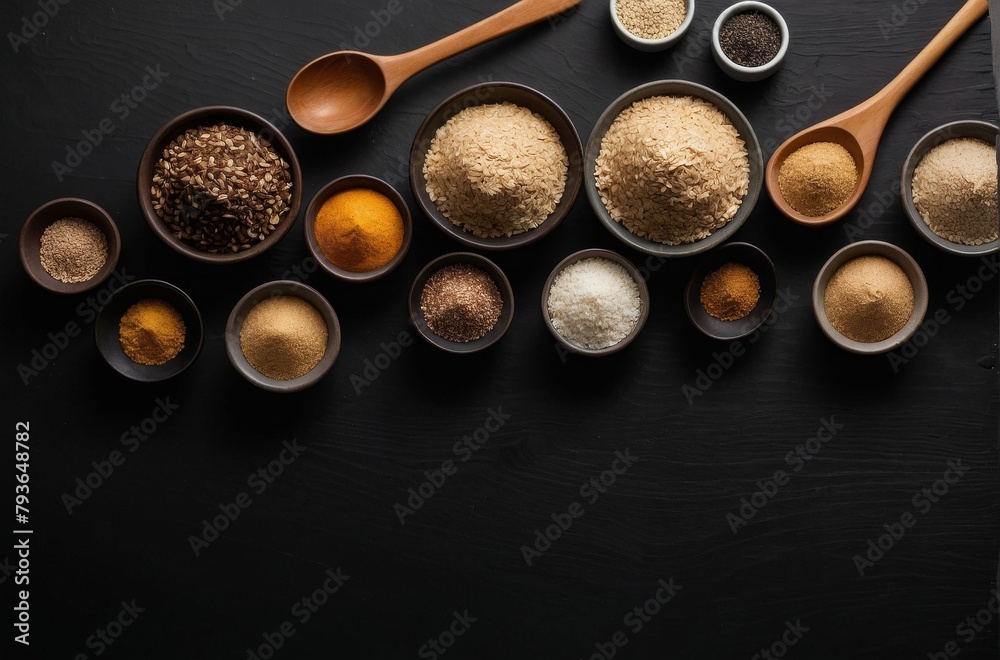 Sesame paste on a black background. Sesame paste on a black background.