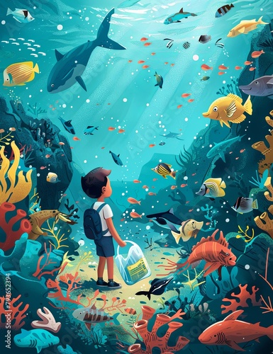 children journey to save the ocean.