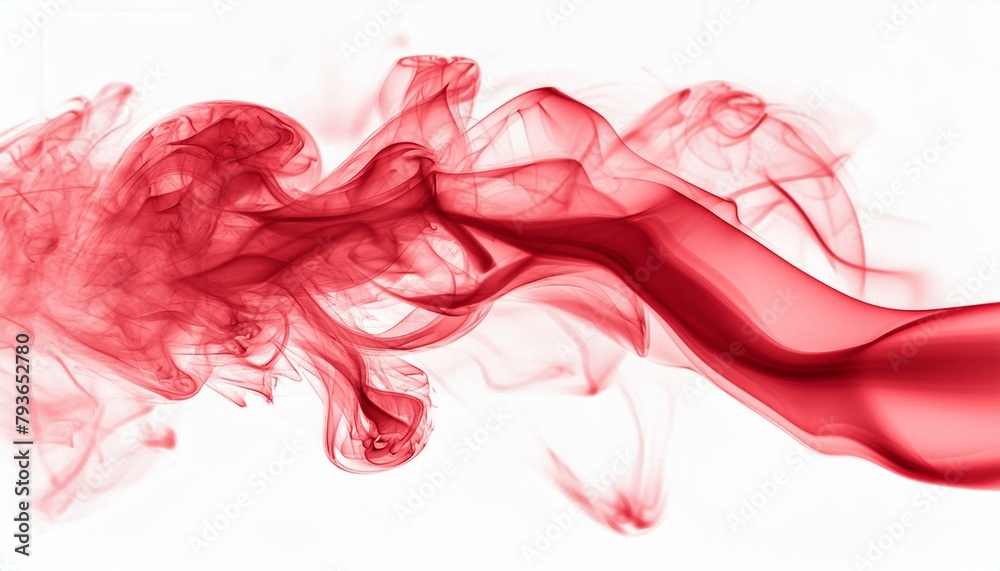 Flame Drift: Red Smoke Isolation Flame Drift: Red Smoke Isolation