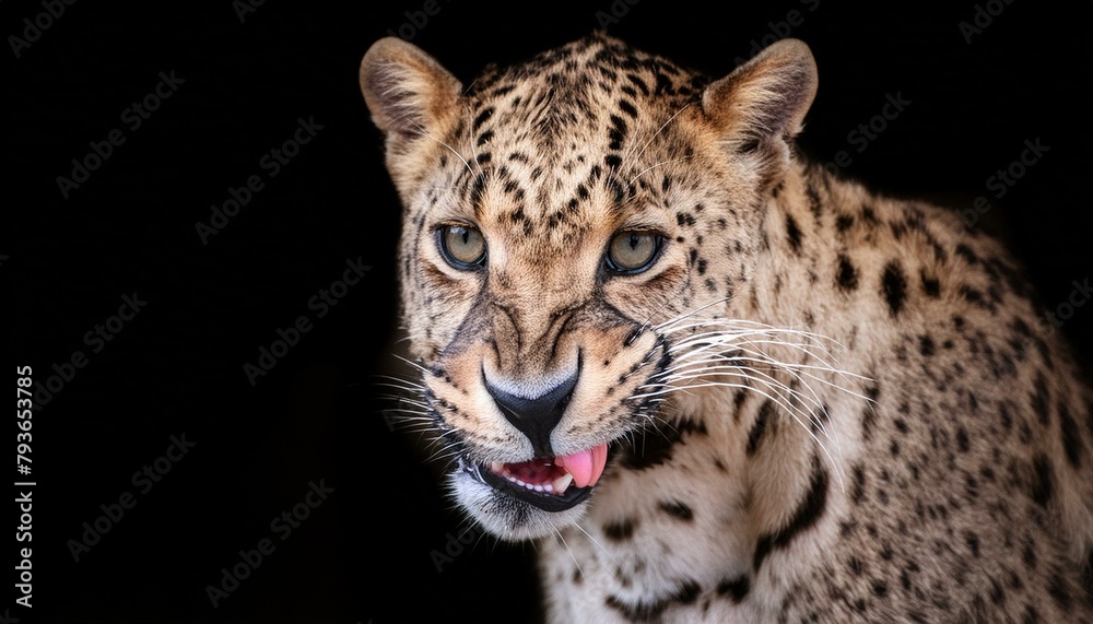portrait of a leopard