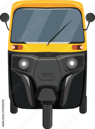 tuk tuk vector template design , White background