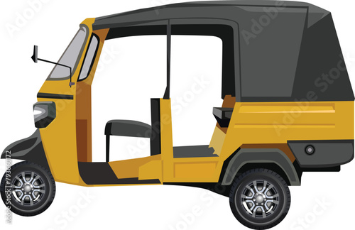 tuk tuk vector template design , White background