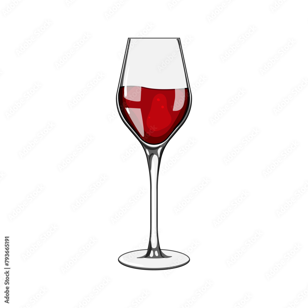 merlot wine glass cartoon. pinot cabernet, zinfandel syrah, sauvignon riesling merlot wine glass sign. isolated symbol vector illustration merlot wine glass cartoon. pinot cabernet, zinfandel syrah, sauvignon riesling merlot wine glass sign. isolated symbol vector illustration
