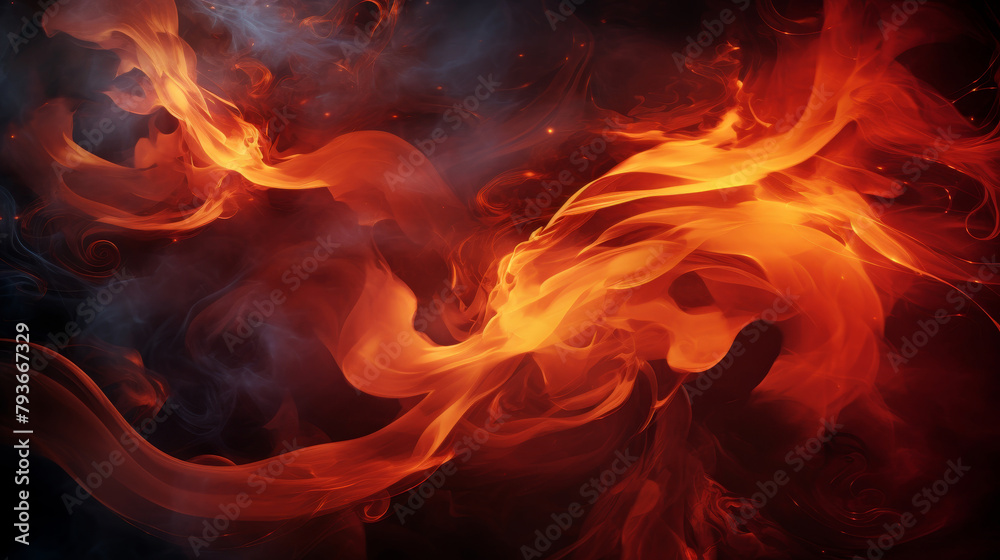 fiery orange and black background with smoke and fire fiery orange and black background with smoke and fire