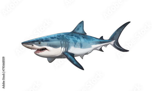shark isolated vector style on isolated background illustration © Влада Яковенко