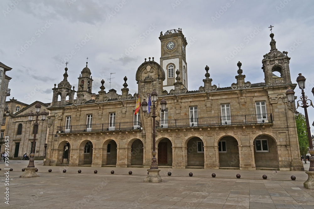 Fototapeta premium Lugo, Galizia, Casa do Concello - Spagna