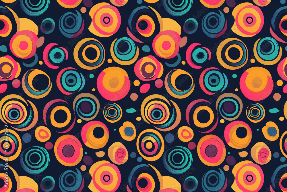 Abstract Colorful Pattern with Geometric Shapes. Good for graphic design, cards, posters, invitations	
