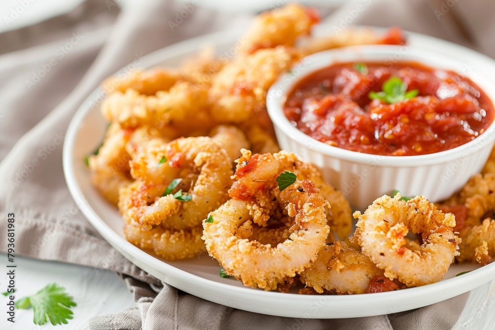 Crispy fried squid Crispy fried squid