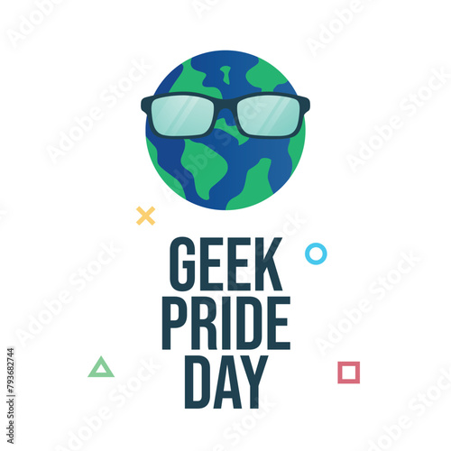 vector graphic of Geek Pride Day ideal for Geek Pride Day celebration.