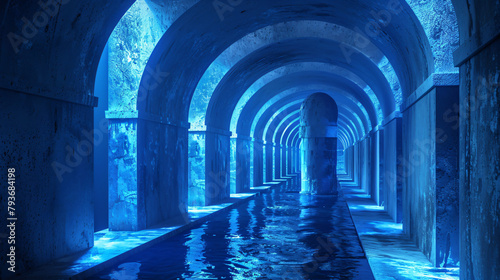 Blue passage