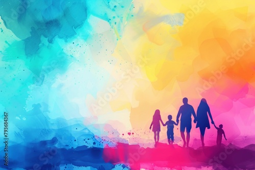 abstract background for International Day of Families 