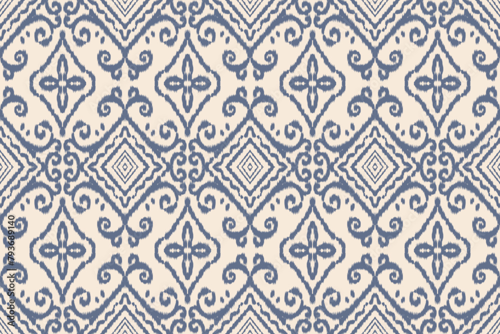 Seamless ethnic design, ikat art. beautiful hand drawn Design for textile and printingEthnic pattern.beautiful pattern. folk embroidery,bohemian style,aztec geometric art Seamless ethnic design, ikat art. beautiful hand drawn Design for textile and printingEthnic pattern.beautiful pattern. folk embroidery,bohemian style,aztec geometric art