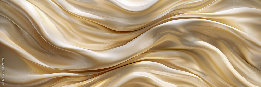 Obraz premium Soft Elegance, A Symphony in Satin and Silk, The Essence of Textural Beauty