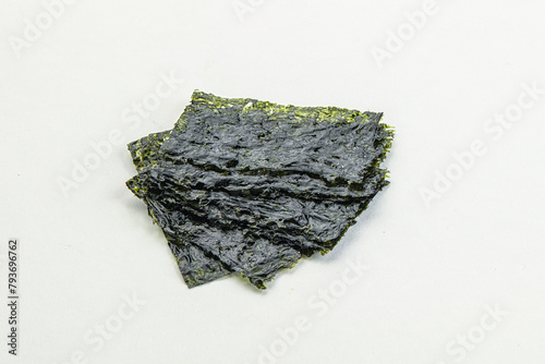 Korean nori seaweed chips heap