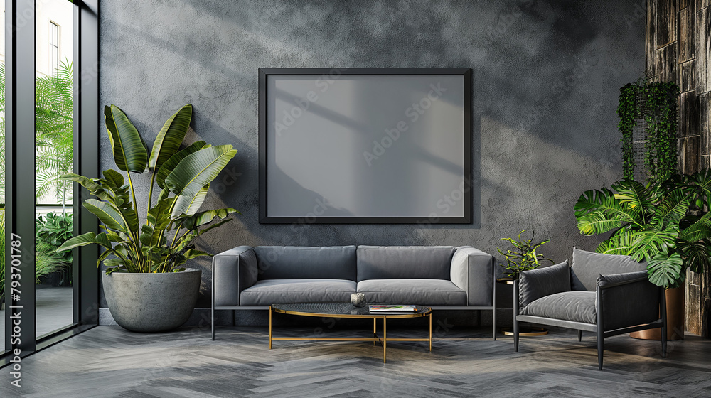 Frame and poster mockup, frame on empty wall, interior mockup with house background. Modern bright boho interior design. 3D rendering style, luxury apartment Frame and poster mockup, frame on empty wall, interior mockup with house background. Modern bright boho interior design. 3D rendering style, luxury apartment