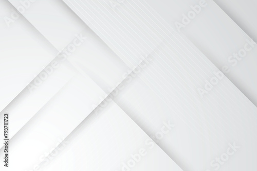 White background with abstract design