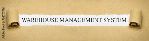 Obraz na płótnie Warehouse Management System