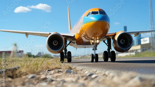 airplane in the airport