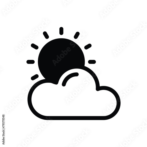 Partly Cloudy vector icon