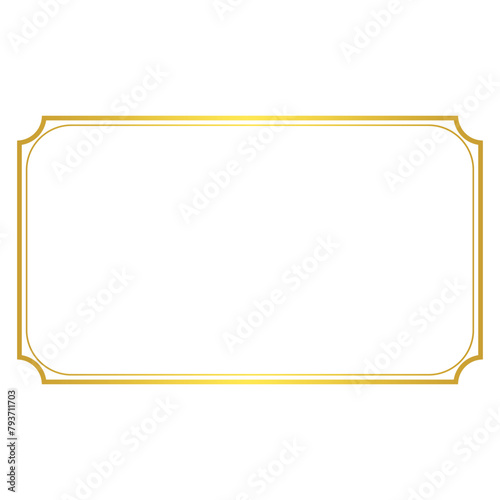 Gold border frame.eps