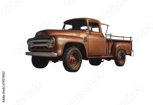 Classic pickup truck with some rust on Felixstowe  photo