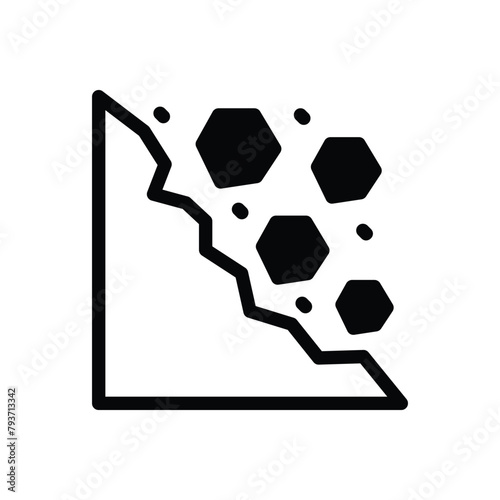 Landslide vector icon