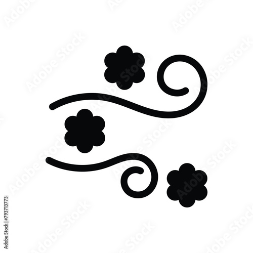 Snowstorm vector icon