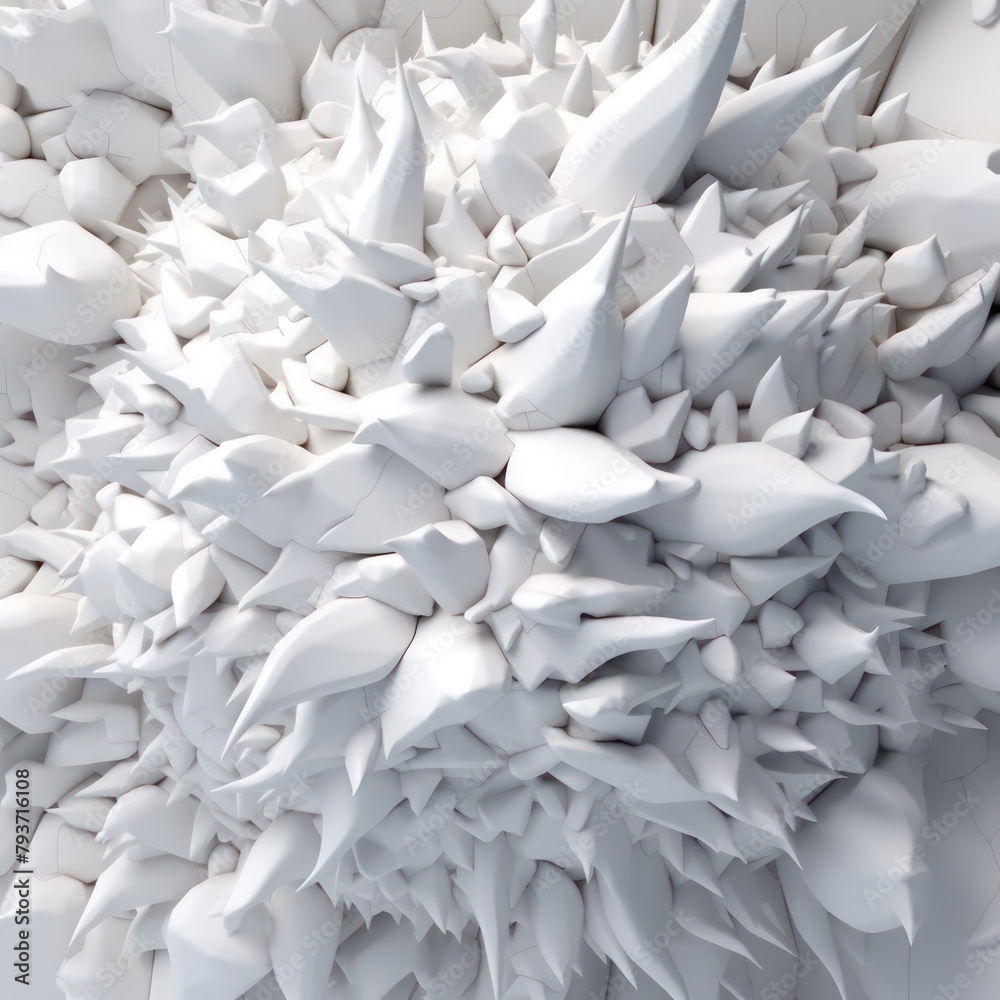 Obraz premium white feathers on the ground