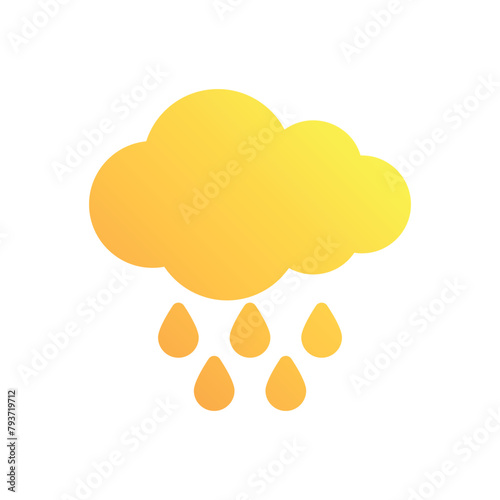 Downpour vector icon