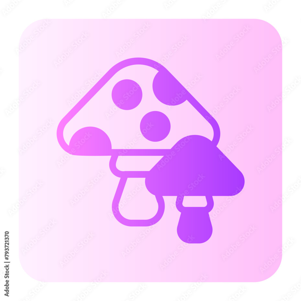 mushroom gradient icon mushroom gradient icon