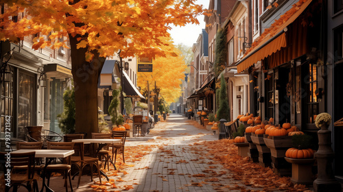 street in autumn © farzana