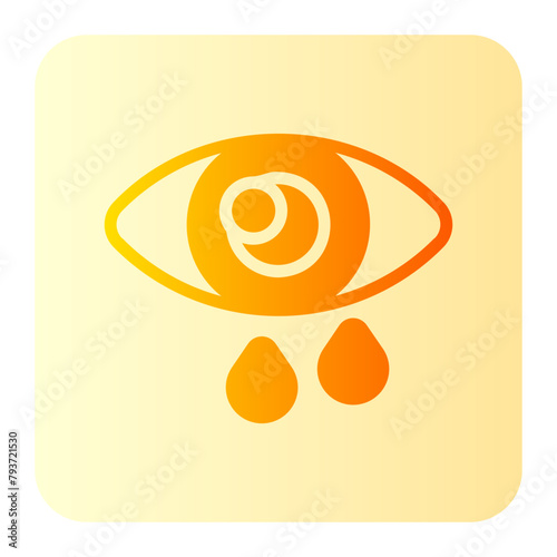 eye drop gradient icon