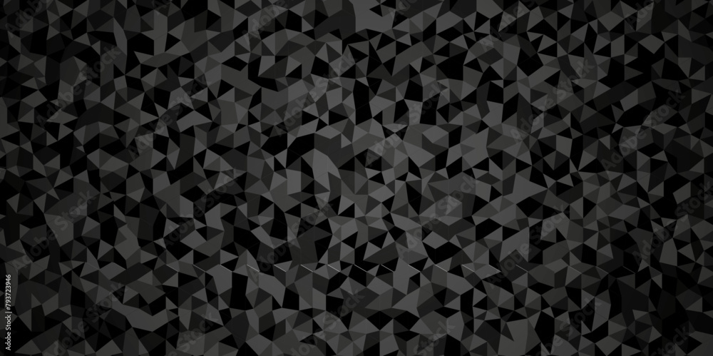 Seamless geometric pattern square shapes low polygon backdrop background. Abstract geometric wall tile and metal cube background triangle wallpaper. Gray and black polygonal background. Seamless geometric pattern square shapes low polygon backdrop background. Abstract geometric wall tile and metal cube background triangle wallpaper. Gray and black polygonal background.