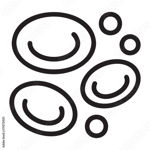 thrombosis line icon