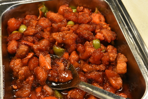 Sweet and sour chicken photo