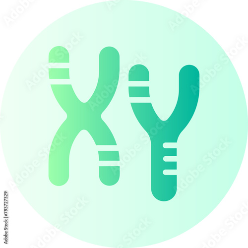 chromosome gradient icon