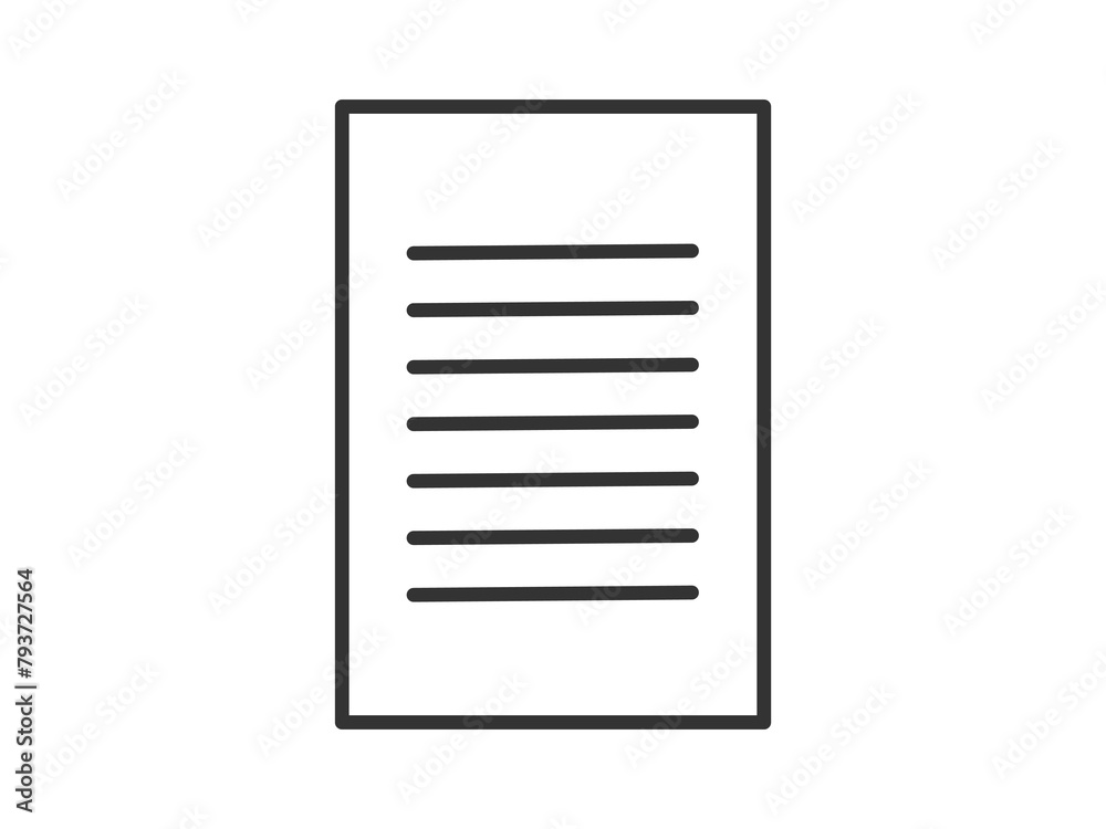 Illustration a vector icon depicting documents, suitable for web and mobile applications, isolated for use in graphic and design. Illustration a vector icon depicting documents, suitable for web and mobile applications, isolated for use in graphic and design.