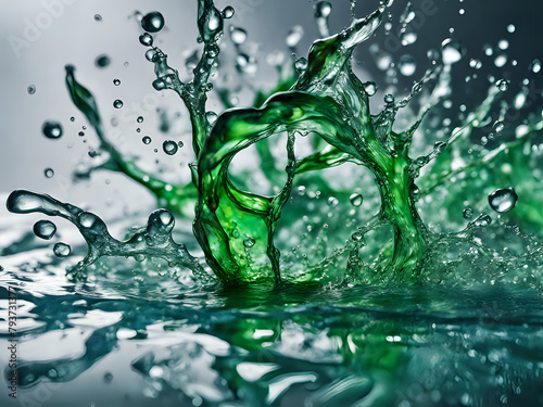 grüner Wasser Kreis