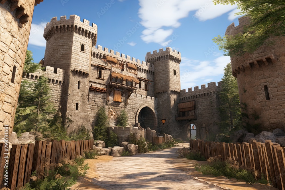 3D Crusade Historical Tours: VR Spectacular Medieval Castle Exploration