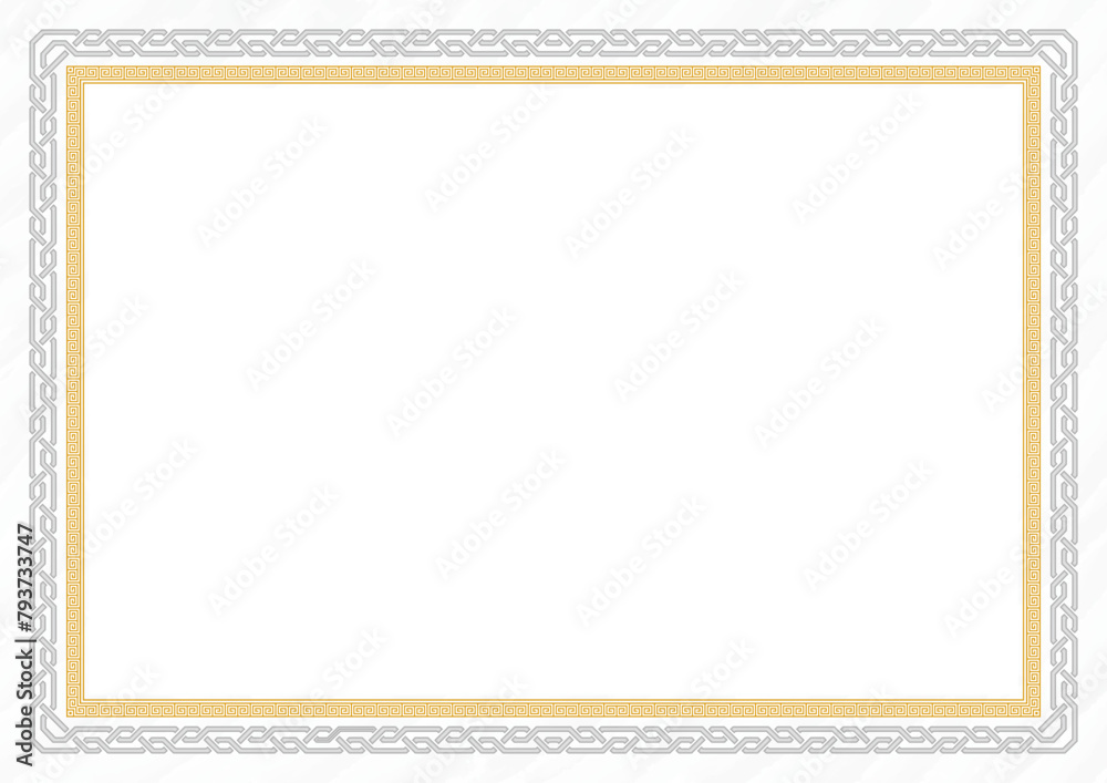 Horizontal frame and border with Cyprus flag Horizontal frame and border with Cyprus flag