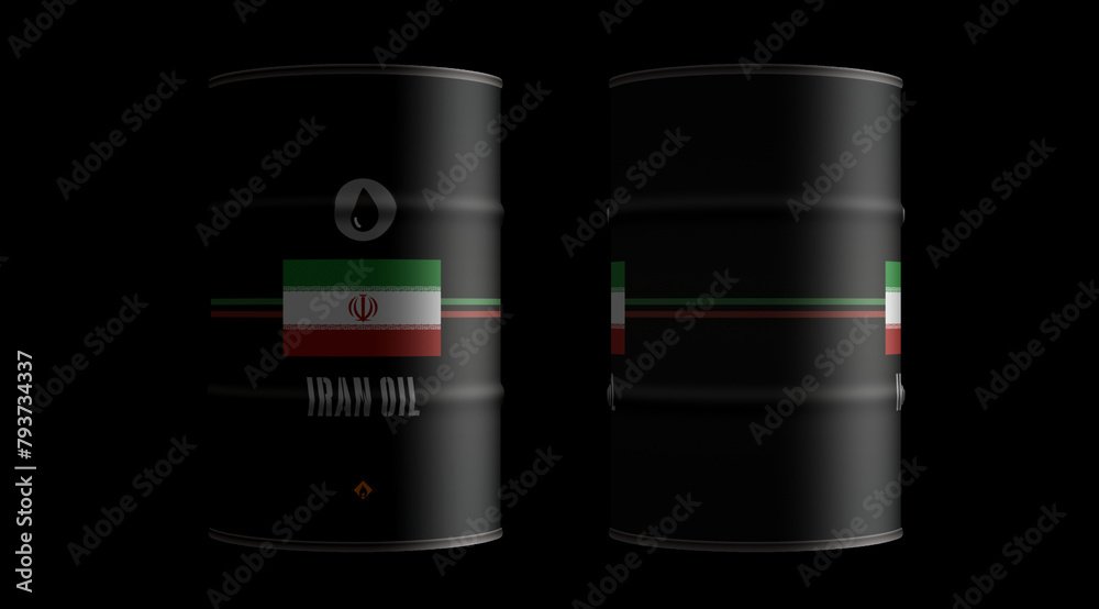 Iran oil crude petroleum fuel barrels in row Iran oil crude petroleum fuel barrels in row