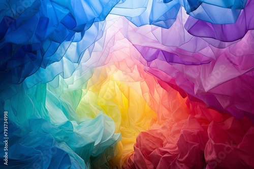 Rainbow Hue Sky: Polychromatic Art Installations in Vibrant Colors
