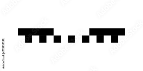 Black and white scale bars. Map scale.