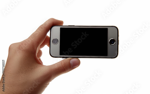 A Fresh Perspective on Phone Handling isolated on transparent background PNG.