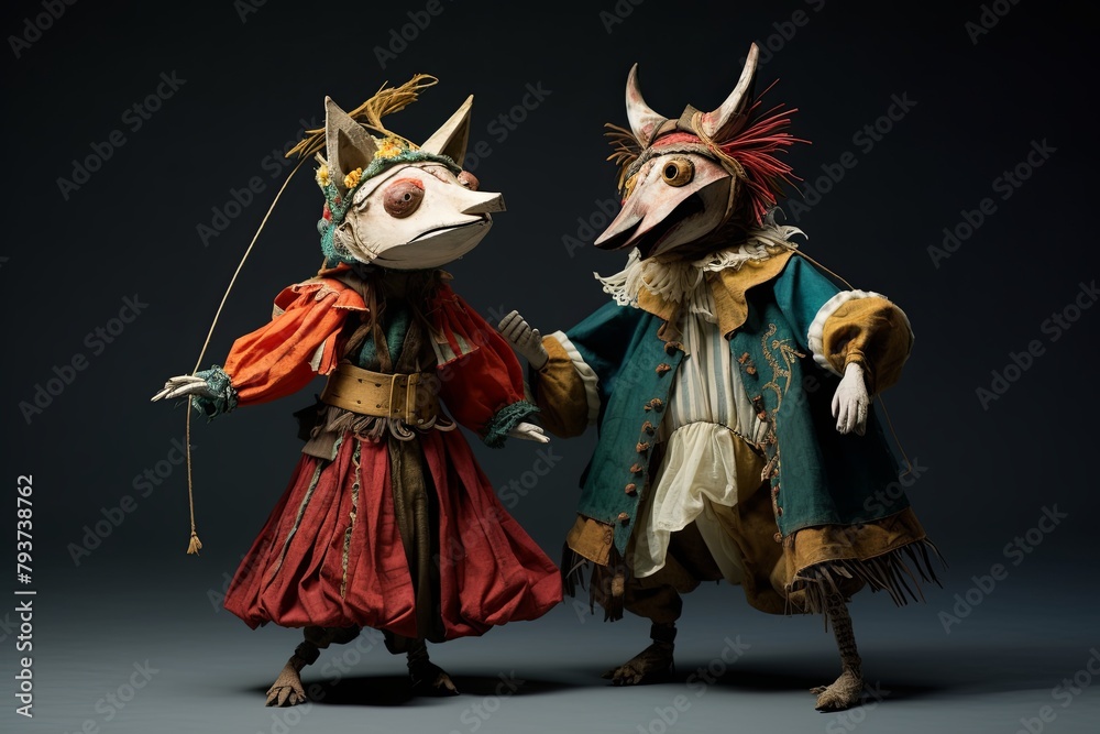 Traditional Folklore Puppetry Arts: Colorful Costumes in Timeless Performances