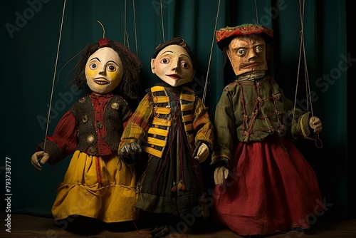 Traditional Folklore Puppetry Arts: Enchanting Characters of Folklore Puppetry photo