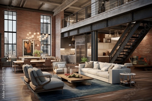 High Ceiling Loft Lifestyle: Urban Advantages - Captivating Images Gallery