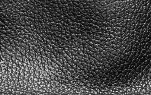 texture of black leather as a background.