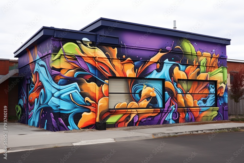 Vibrant Graffiti Wall Murals: Standing Out with Urban Art